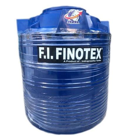 F I Finotex Blue Lldpe Roto Moulded Water Storage Tank At Unit