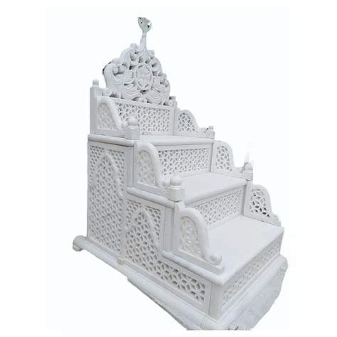 White Carving Marble Masjid Mimber Size 2 Feet At Rs 30000 Piece In