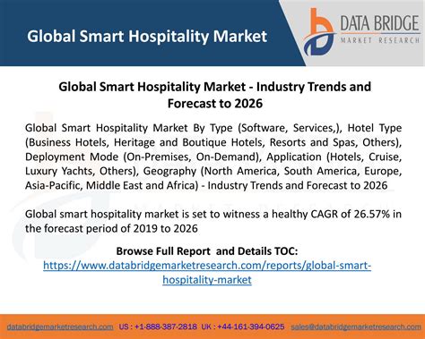 Global Smart Hospitality Market Industry Trends And Forecast To 2026