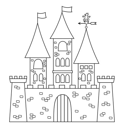 Medieval Logo For Flag Coloring Pages