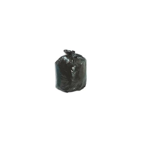 SACS POUBELLES Boîte de 500 Sacs poubelle 50 litres noir 30 microns