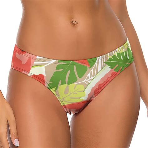 Whuhezhi Watermelon Slices G String Thongs For Women Panties Stretch T Back Tangas