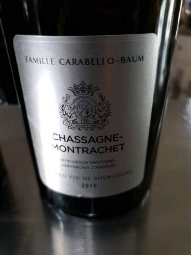 Famille Carabello Baum Chassagne Montrachet Vivino US