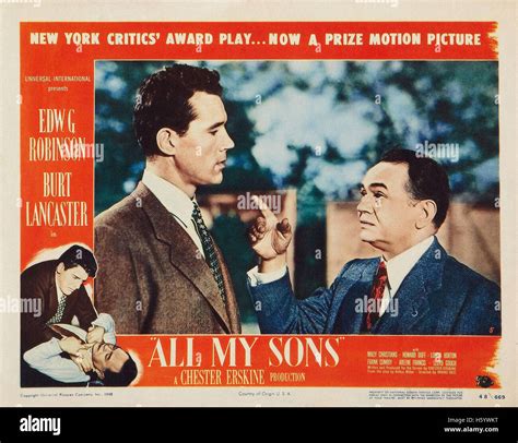 All My Sons - Movie Poster Stock Photo - Alamy