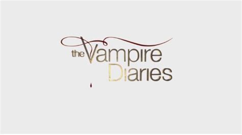 Vampire Diaries Logo Wallpaper