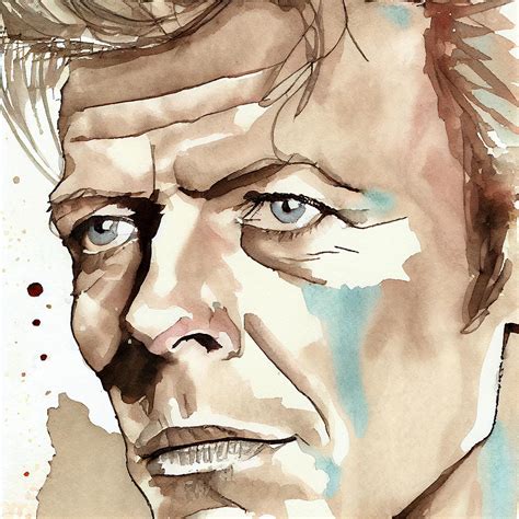 Watercolour Of David Bowie Mixed Media By Smart Aviation Fine Art America