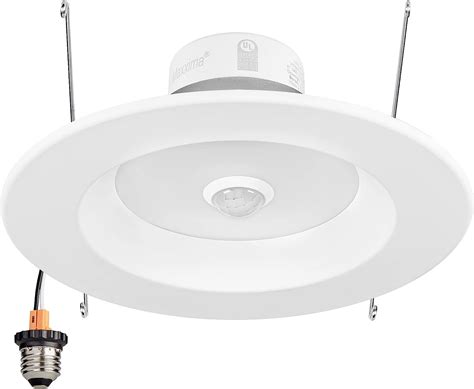 Maxxima 5 in. & 6 in. Retrofit LED PIR Motion Sensor Downlight - 1300 ...