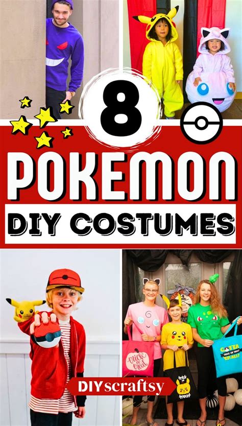 8 DIY Pokemon Costume Ideas for Beginners & Experts - DIYsCraftsy