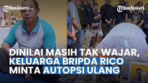 Singgung Soal Skenario Jahat Keluarga Bripda Rico Minta Lakukan