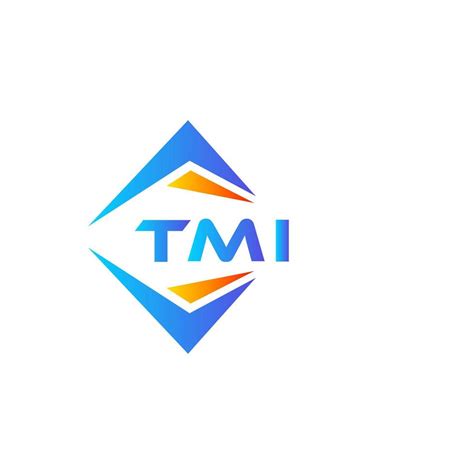 TMI abstract technology logo design on white background. TMI creative initials letter logo ...