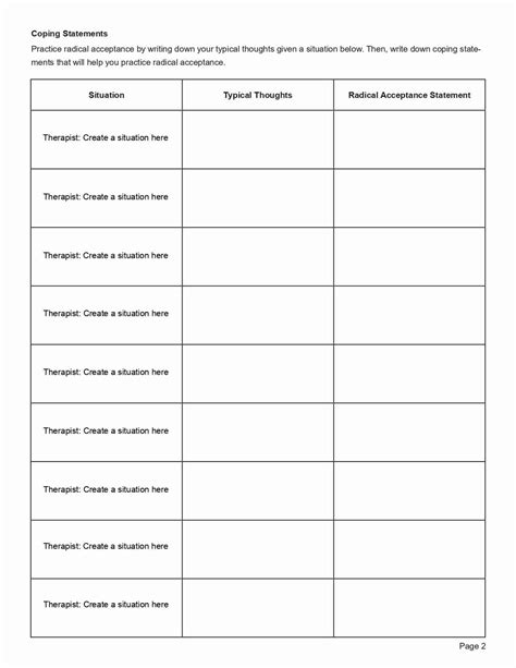 Dbt Radical Acceptance Worksheet Pdf