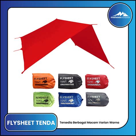 Jual Flysheet X Atap Alas Shelter Terpal Bivak Tenda Darurat