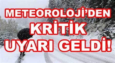 Meteoroloji Den Yurt Geneli I In Hava Durumu Uyar S Ocak Stanbul