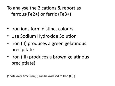 Ppt Qualitative Analysis Of Ions Powerpoint Presentation Free