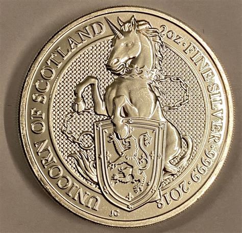 Royaume Uni 5 Pounds 2018 Unicorn Of Scotland 2 Oz Catawiki