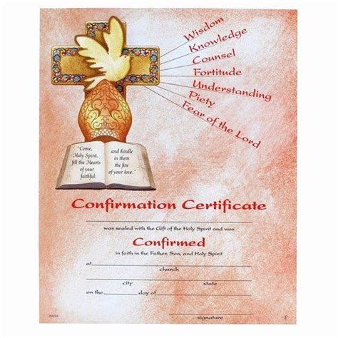 Certificat De Confirmation