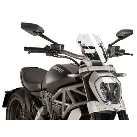 Puig 8921 Naked New Generation Windshield For Ducati XDiavel S 2016