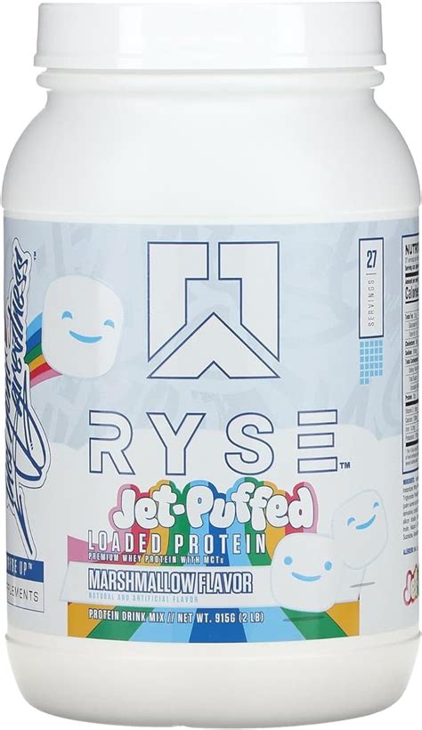 Ryse Loaded Protein 2 Lbs 27 Serv Jet Puffed Marshmallow Mx Salud Y Cuidado