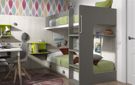 Habitaci N Con Litera Y Escritorio Muebles Ros Bedroom Design