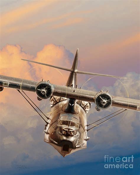 American Pby Catalina Painting By Tony Pierleoni Fine Art America