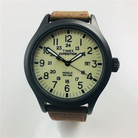 Men S Brown Timex Expedition Scout Watch T49963 T499639j