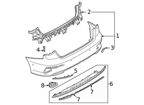 2022 2024 Audi A3 Bumper Cover 8y5 807 067 B Gru Oem Parts Online