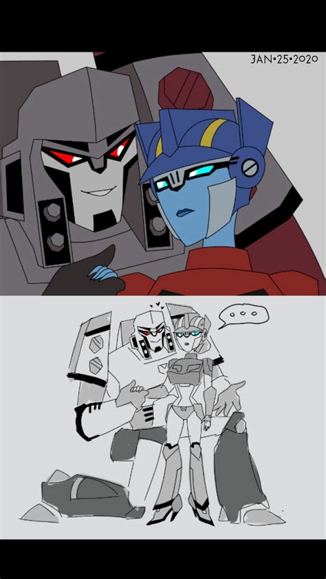 Megatron And Fem Optimus Prims By Neneobligar On Deviantart