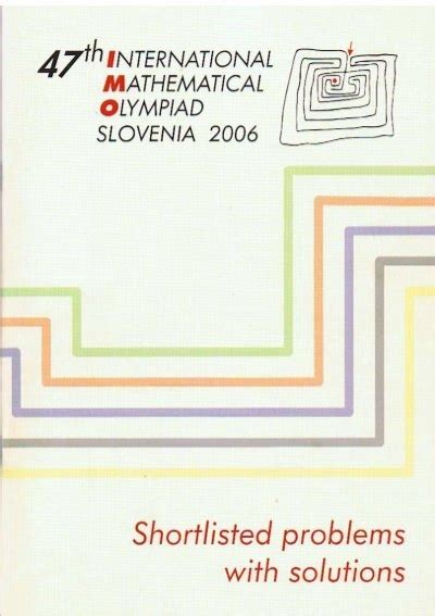 IMO 2006 Shortlisted Problems International Mathematical Olympiad