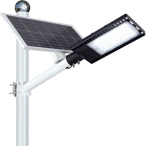 150W LED Solar Street Lights Outdoor Dusk To Dawn With Remote Control