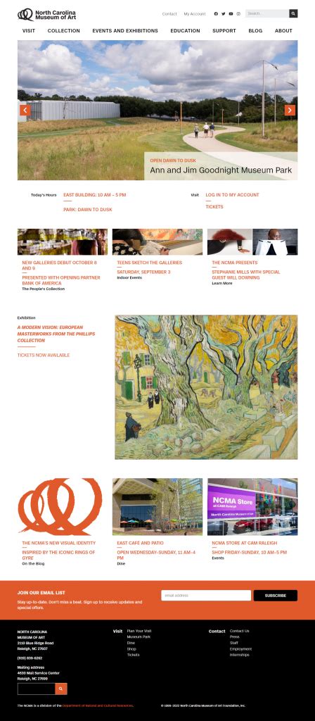 North Carolina Museum Of Art Website Design Case Study Cuberis