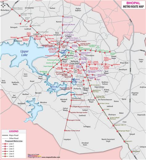 Bhopal Metro Route Map Metro Rail News