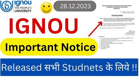 IGNOU Important Notice For B Ed 2024 Ignou B Ed 2024 Application Form