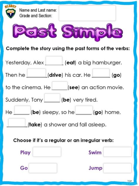 5th Grade Grammar 4 1 Eval Act Interactive Worksheet Topworksheets