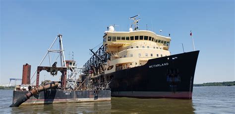 The Mcfarland A U S Army Corps Of Engineers Deep Draft Hopper Dredge