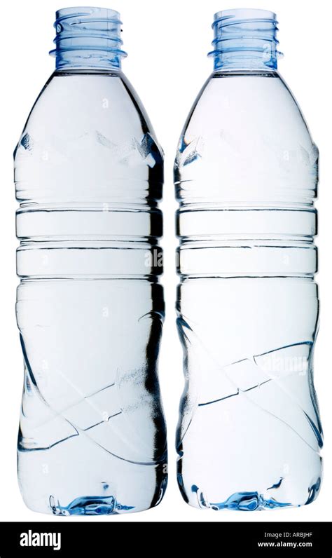 Two Bottles Of Water Cut Out Stock Photo Alamy