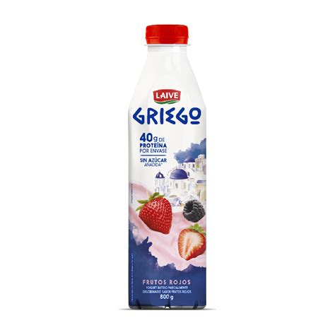 Yogurt Griego Laive Frutos Rojos Botella G Ico Food Service