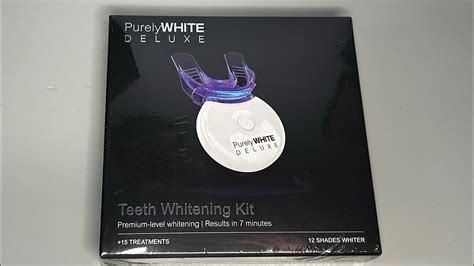 Unboxing Purely White Deluxe Teeth Whitening Kit Youtube