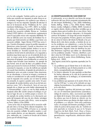 La conceptualización de casos clínicos PDF