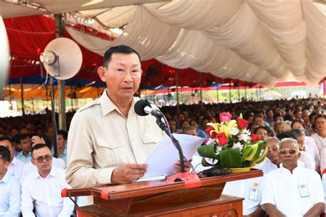 Le Pm Cambodgien Et L Ambassadeur Japonais Inaugurent Le Projet D