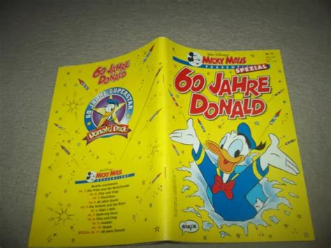 Micky Maus Spezial Comic Heft Jahre Donald Duck Heft Nr Eur