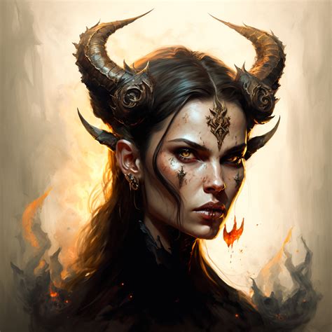 Woman Demon Horns Epic Style Louis Royo2 By Anarkia333 On Deviantart