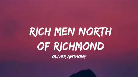 Oliver Anthony Rich Men North Of Richmond Lyrics Youtube