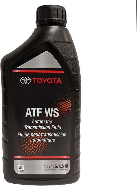 Toyota ATF WS Automatic Transmission Fluid 6 Pack 6 Liters Amazon