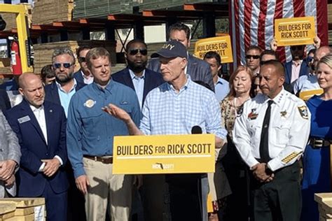 Rick Scott Gains Endorsement From Local Builders In Reelection Bid