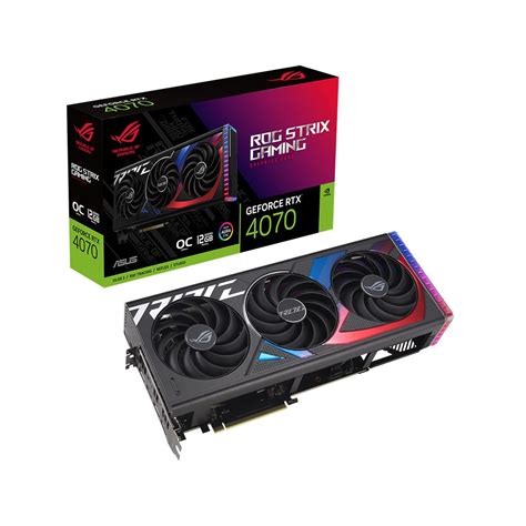 การ์ดจอ Asus Vga Rog Strix Rtx4070 O12g Gaming 12gb Gddr5x 192 Bit