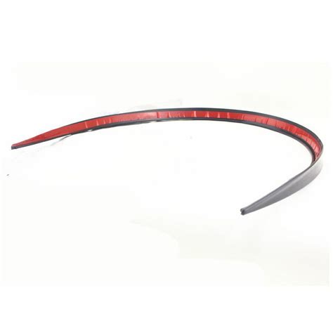 1 2M Universal Black Soft Car Rear Roof Trunk Spoiler Rear Wing Lip