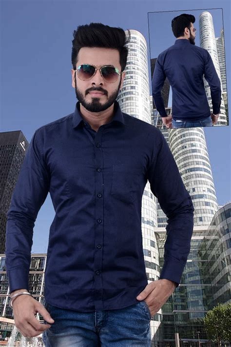 Mens Full Sleeve Stylish Plain Shirt Size M To Xxxl At Rs 250 In Delhi