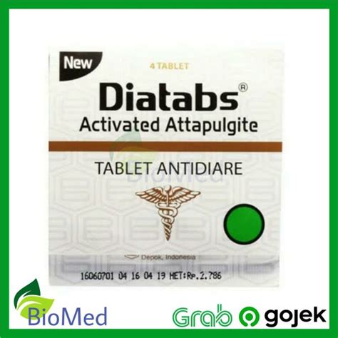 Jual New Diatabs Tablet Diatab Obat Sakit Perut Diare Mencret Bab