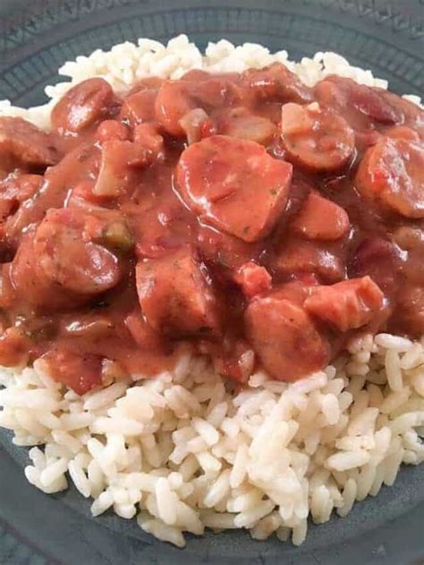 Easy Red Beans And Rice With Sausage My Kitchen Serenity