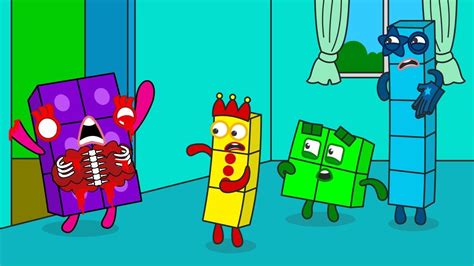 Uninvited Guests Zombie Numberblocks 6 Numberblocks Fanmade Coloring Story Youtube